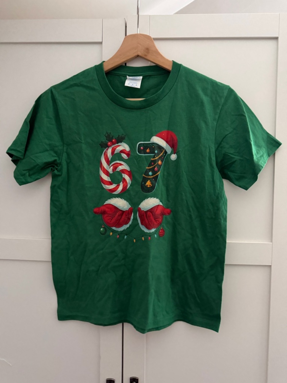 Kids Green Holiday Graphic T-Shirt